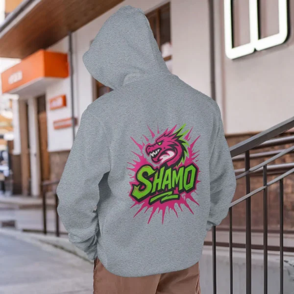 Shamotem Dragon Totem Hoodie | Y2K Pink & Green Contrast - Limited Edition Autumn Armor - Image 21
