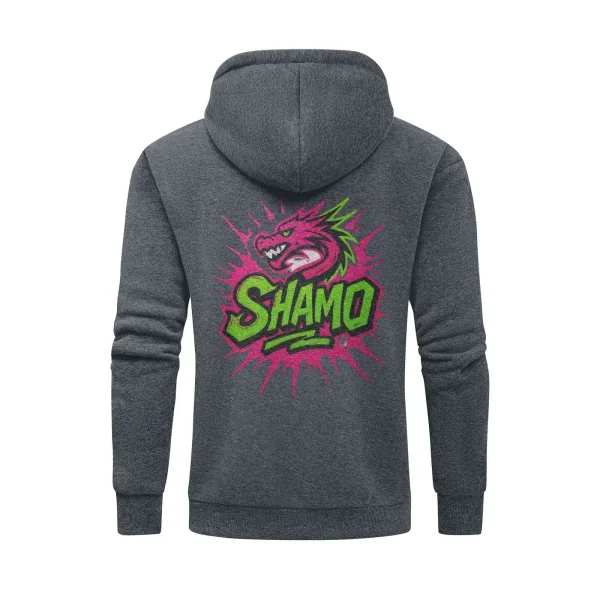 Shamotem Dragon Totem Hoodie | Y2K Pink & Green Contrast - Limited Edition Autumn Armor - Image 20