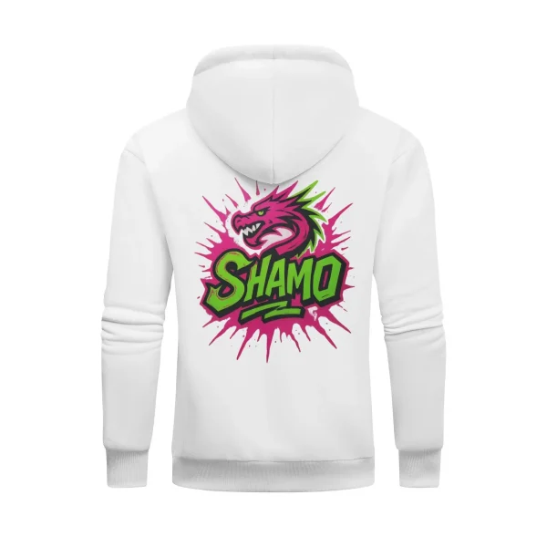 Shamotem Dragon Totem Hoodie | Y2K Pink & Green Contrast - Limited Edition Autumn Armor