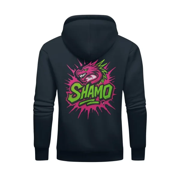 Shamotem Dragon Totem Hoodie | Y2K Pink & Green Contrast - Limited Edition Autumn Armor - Image 16