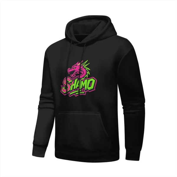 Shamotem Dragon Totem Hoodie | Y2K Pink & Green Contrast - Limited Edition Autumn Armor - Image 3