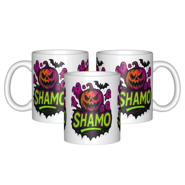 Eco-Certified 11oz Halloween Ceramic Mug - Recyclable Spooky Pumpkin Design | Lead-Free Glaze & Sublimation Ready - Image 7